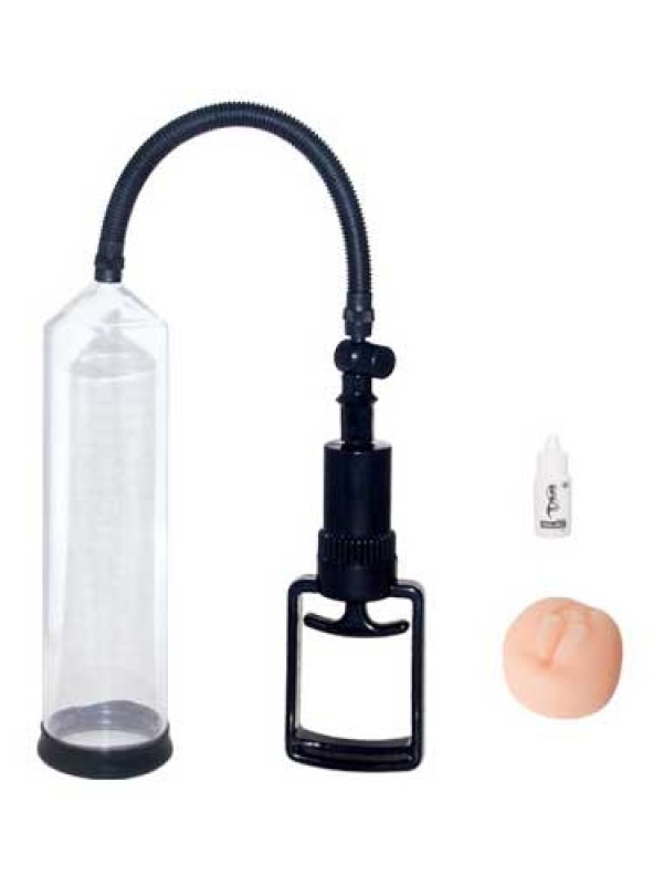 Поршневая мужская помпа с насадкой