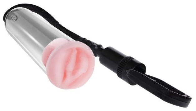 Вакуумная помпа со сменными уплотнительными насадками - 19 см.