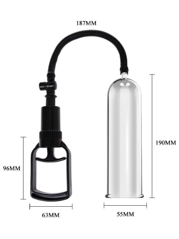 Вакуумная помпа со сменными уплотнительными насадками - 19 см.