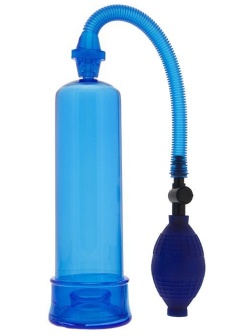 Синяя вакуумная помпа MENZSTUFF PENIS ENLARGER