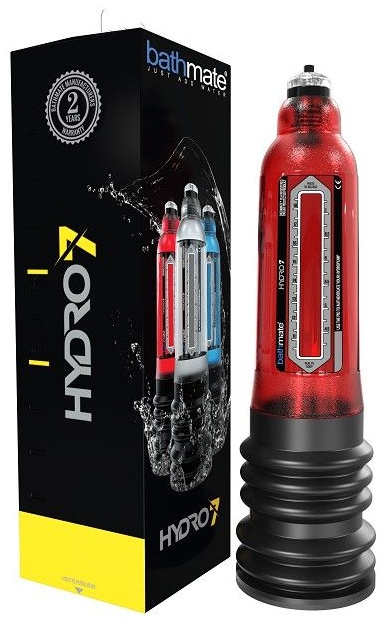 Красная гидропомпа HYDRO7