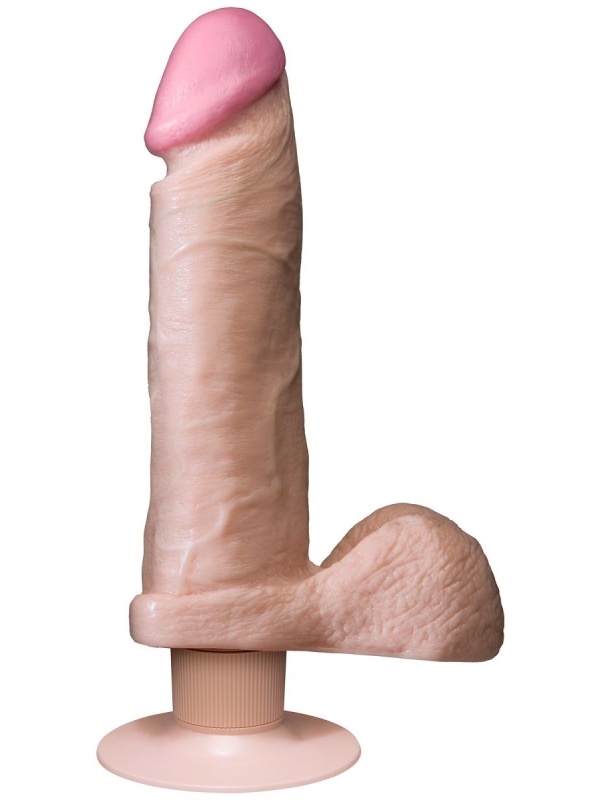 Вибромассажер реалистичной формы The Realistic Cock Vibrating 8” - 23,6 см.