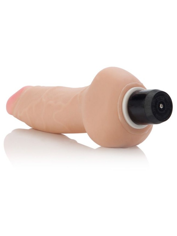Реалистичный вибратор Futurotic Ballsy Vibrating Dong 4.5  - 16 см.