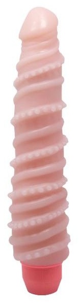 Гнущийся вибромассажер с хребтом - 19,5 см.