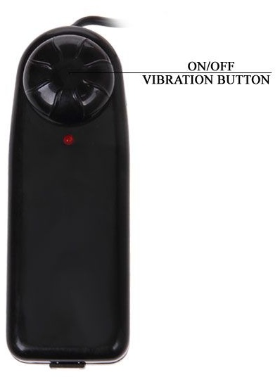 Вибратор на присоске с выносным пультом Dong - 20 см.