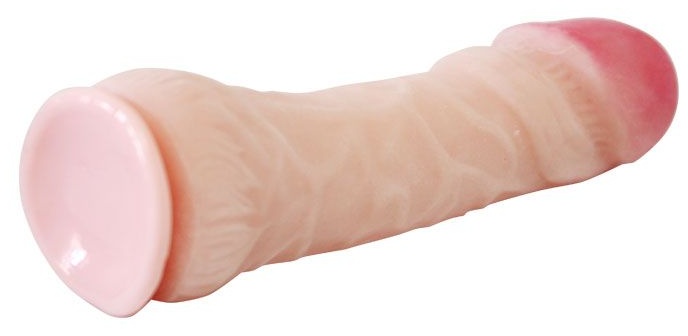 Вибромассажер-реалистик на присоске из реалистичного материала - 26,5 см.