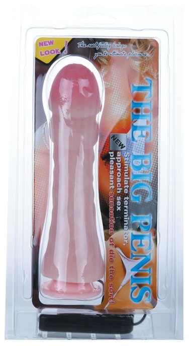 Вибромассажер-реалистик на присоске из реалистичного материала - 26,5 см.