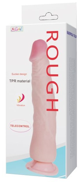 Реалистичный вибромассажер на присоске - 22 см.