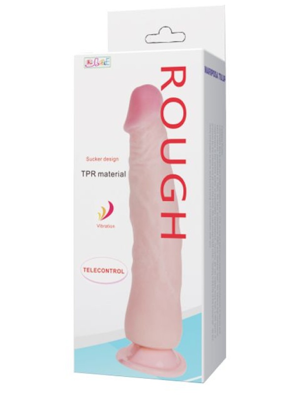 Реалистичный вибромассажер на присоске - 22 см.