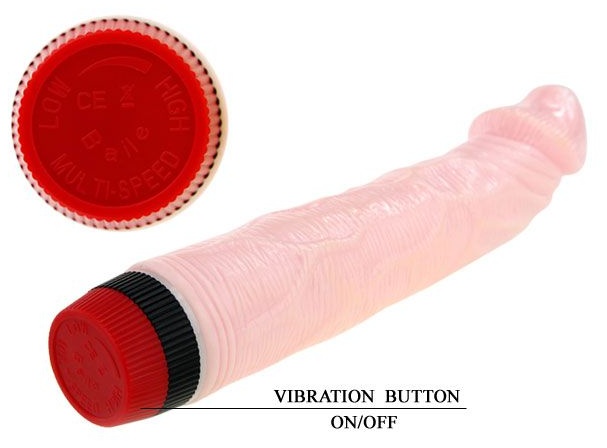 Вибратор-реалистик Rockin Dong - 21,5 см.