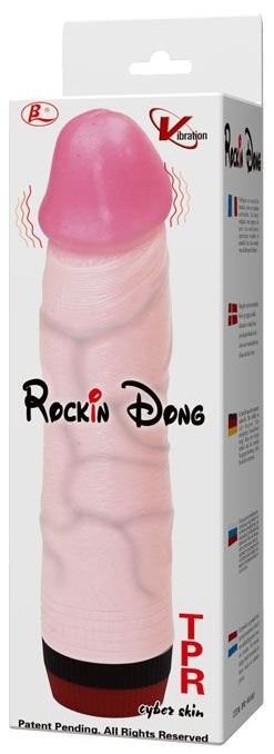 Вибратор-реалистик Rockin Dong - 21,5 см.
