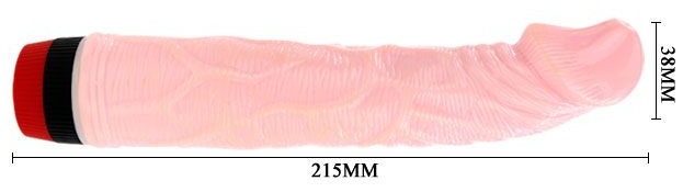 Вибратор-реалистик Rockin Dong - 21,5 см.