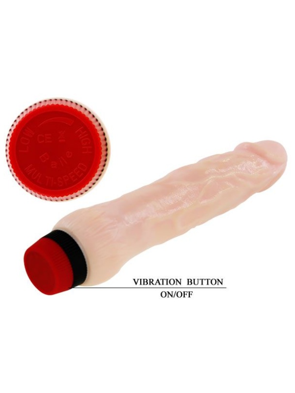 Вибратор с выступающей головкой Rockin Dong - 22 см.