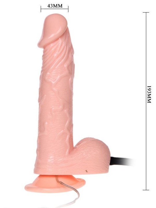 Расширяющийся вибратор - 19,3 см.