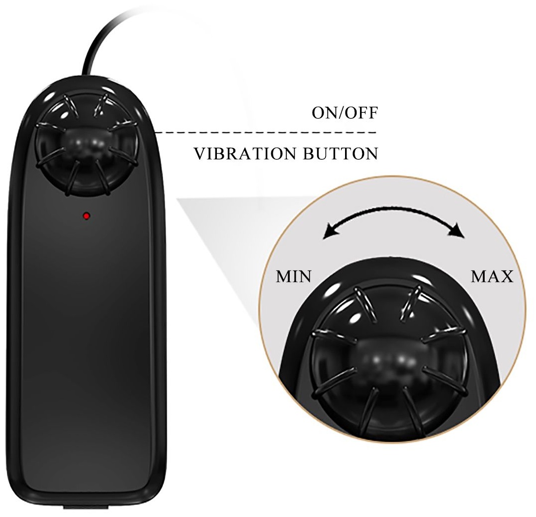 Телесный вибратор с большой мошонкой Jason - 25 см.