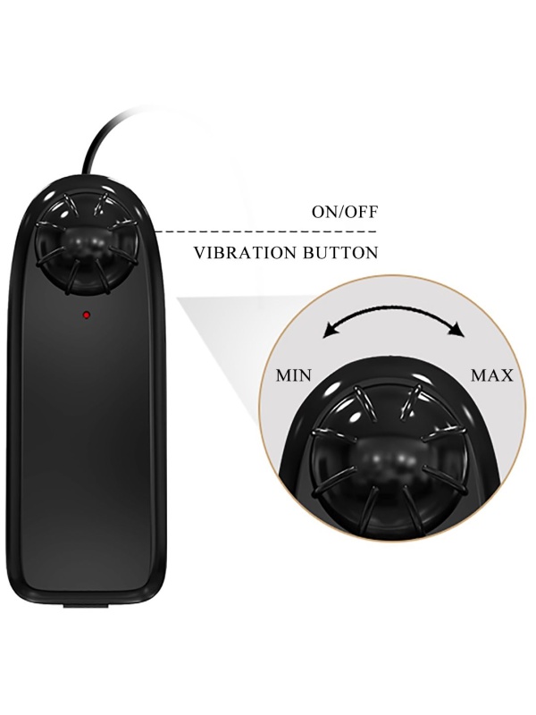 Телесный вибратор с большой мошонкой Jason - 25 см.