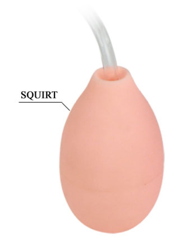 Вибратор с имитацией семяизвержения Eros Fountain - 19,5 см.