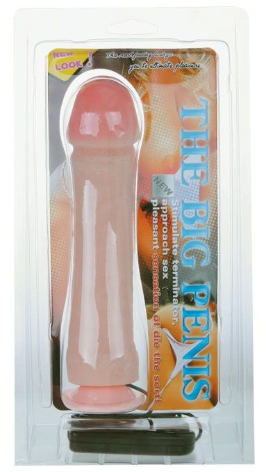 Вибратор с присоской The Big Penis - 26,5 см.