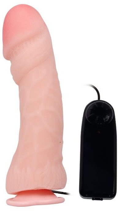 Вибратор с присоской The Big Penis - 26,5 см.