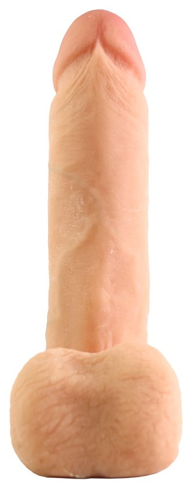 Вибромассажер-реалистик на присоске The Realistic Cock ULTRASKYN Vibrating 8”- 23,5 см.