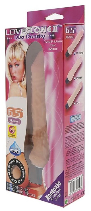 Рельефный реалистичный вибратор - 16,5 см.