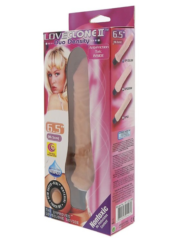 Рельефный реалистичный вибратор - 16,5 см.