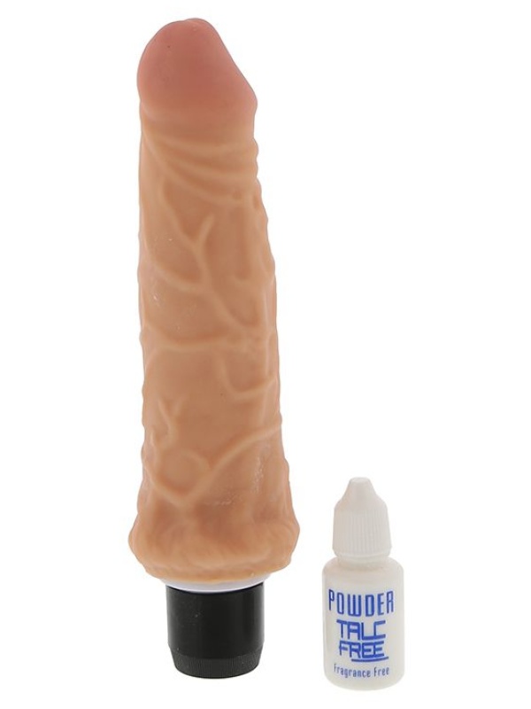 Рельефный реалистичный вибратор - 16,5 см.