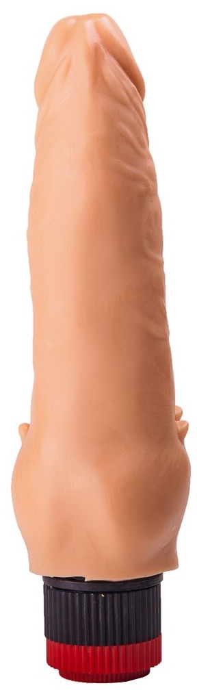 Гелевый вибратор с шипиками для массажа клитора - 17,8 см.