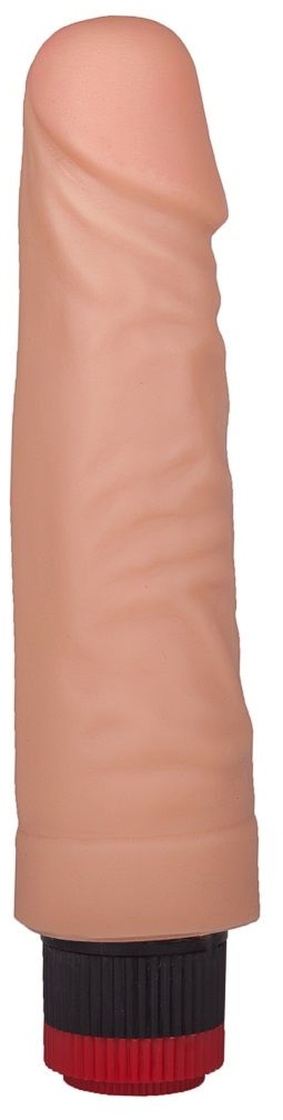 Гелевый вибратор с крупной головкой - 17,5 см.