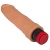 Гелевый вибратор телесного цвета - 20,5 см.