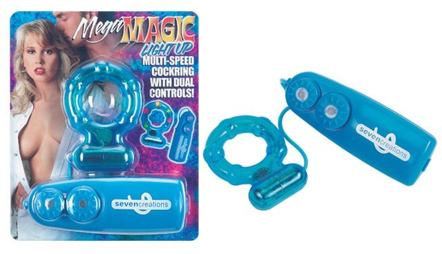 Эрекционное кольцо с вибратором Light Up