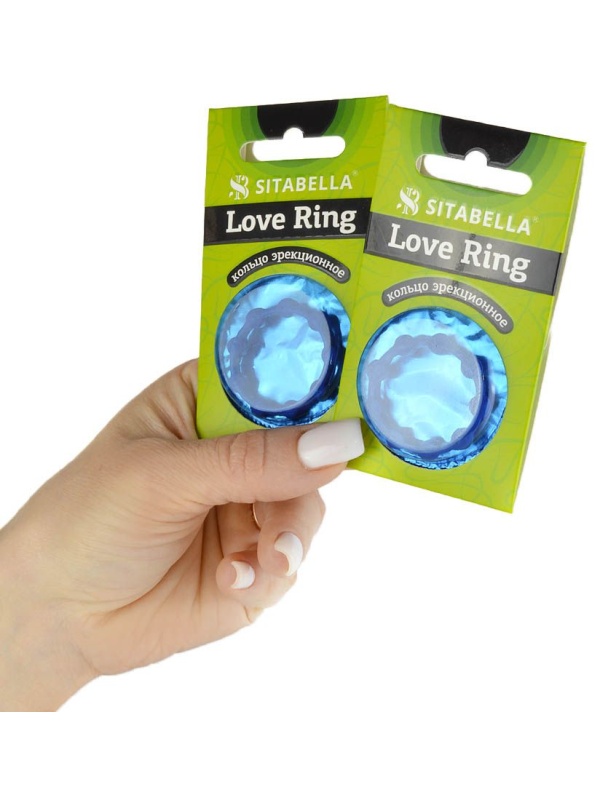 Эрекционное латексное кольцо с рельефом