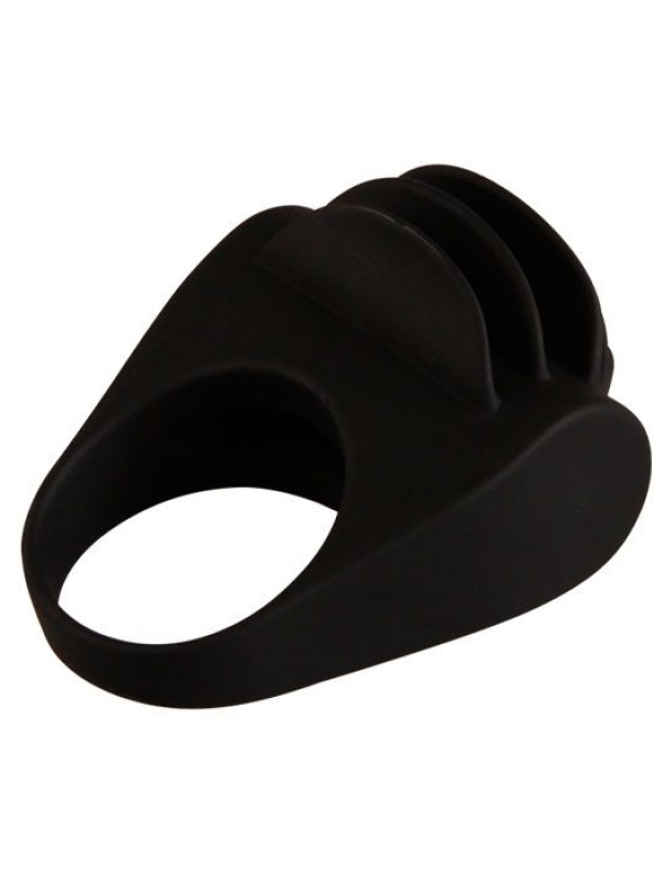 Рифленое эрекционное кольцо с вибрацией Chester