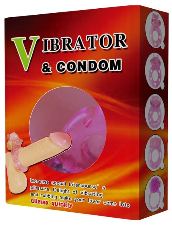 Розовое эрекционное виброкольцо с зайчиком