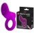 Лиловое эрекционное виброкольцо со стимулятором клитора Cobra