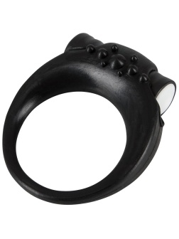Чёрное виброкольцо для пениса Stayer