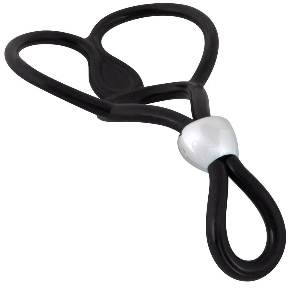 Лассо с подхватом мошонки Triple Ball-und Cockring