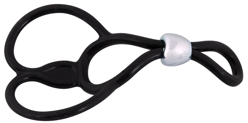 Лассо с подхватом мошонки Triple Ball-und Cockring