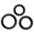 Набор из 3 ребристых эреционных колец Titan