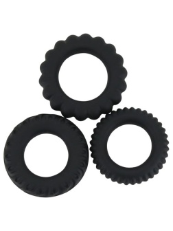 Набор Titan из 3 эрекционных колец, имитирующих автомобильные шины