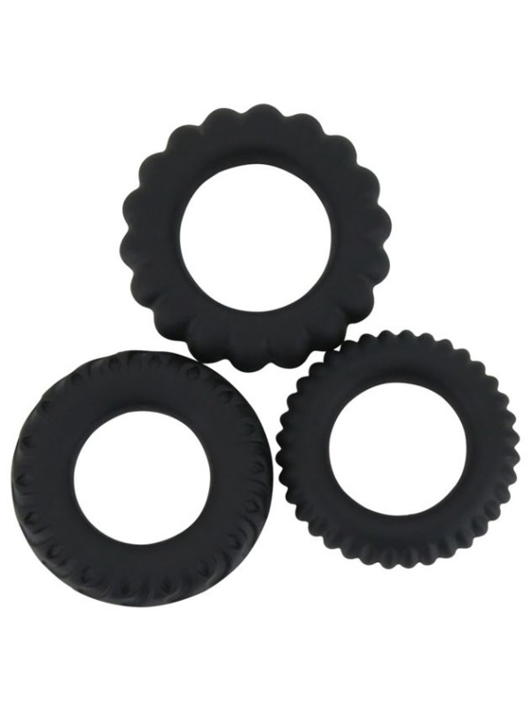 Набор Titan из 3 эрекционных колец, имитирующих автомобильные шины