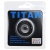 Черное эреционное кольцо с ребрышками Titan