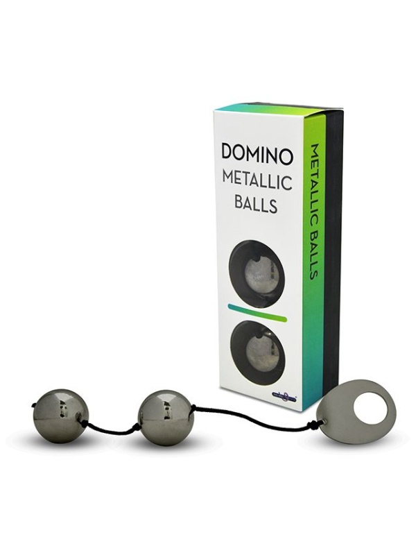 Хромированные вагинальные шарики с петелькой для извлечения