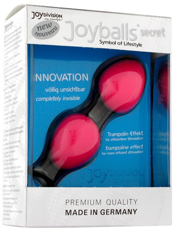 Розовые вагинальные шарики Joyballs Secret