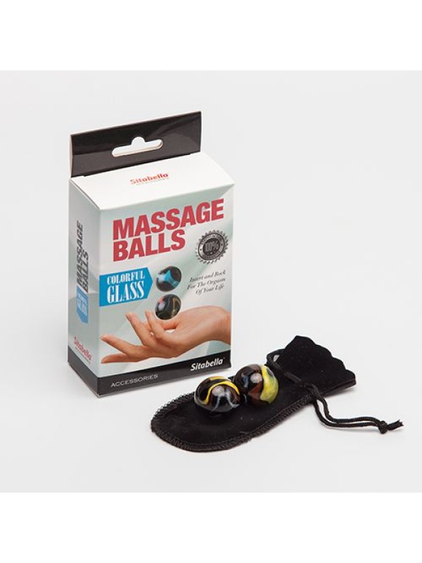 Стеклянные вагинальные массажные шарики