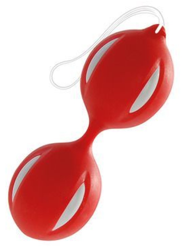 Красно-белые вагинальные шарики