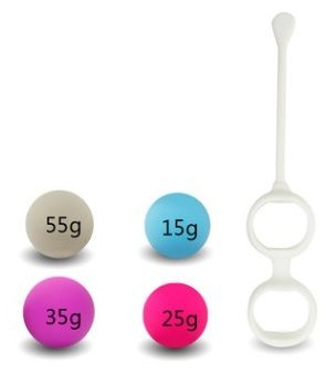 Набор для вумбилдинга: силиконовая оболочка и 4 шарика разного веса.