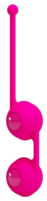 Ярко-розовые вагинальные шарики Kegel Tighten Up III
