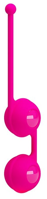 Ярко-розовые вагинальные шарики Kegel Tighten Up III