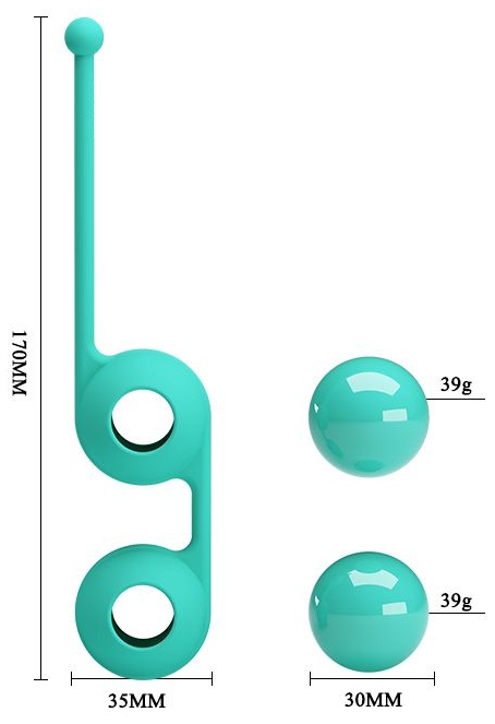 Мятные вагинальные шарики Kegel Tighten Up III